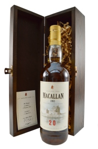 Macallan whisky. Macallan 1993. Single malt scotch whisky. The Macllan 